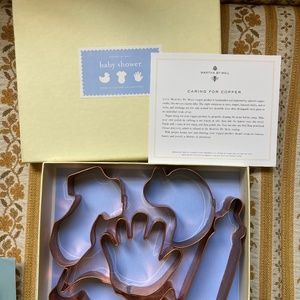 Martha Stewart baby shower cookie cutter set RARE!